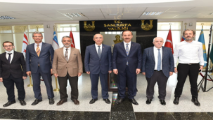 Vali Erin, TDK Başkanı ve Beraberindeki Heyeti Ağırladı