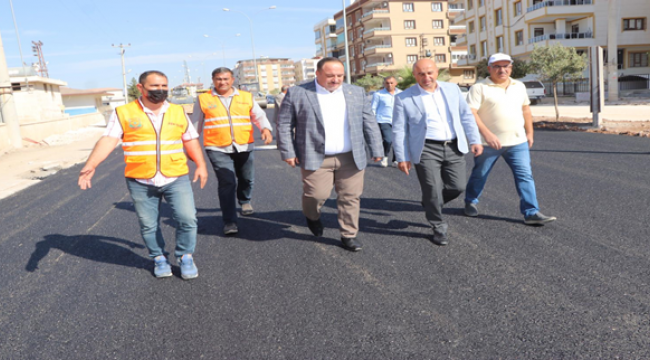 Yenişehir Mahallesinde asfalt serimine başlandı