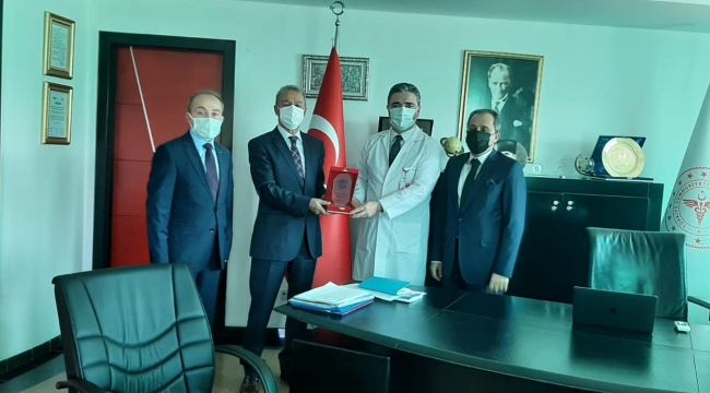 Başhekim Doç.Dr. Engin Koyuncu'ya ŞANVAK'dan Ziyaret
