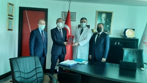 Başhekim Doç.Dr. Engin Koyuncu'ya ŞANVAK'dan Ziyaret