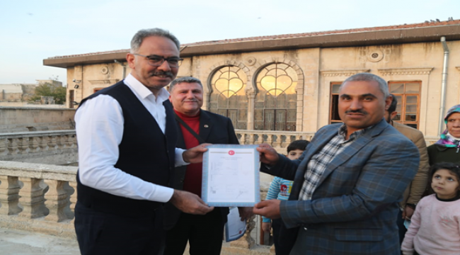Başkan Kuş, 150 Aileye Tapularını Verdi