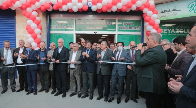  BÜYÜKŞEHİR, SOSYAL MARKETİ VATANDAŞIN HİZMETİNE SUNDU