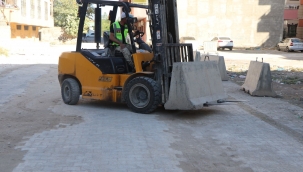 Cezaevi Caddesindeki Beton Bloklar Kaldırıldı