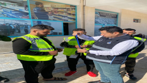 Eyyübiye'de Hurda ve kağıt toplayıcıları denetim altına alındı