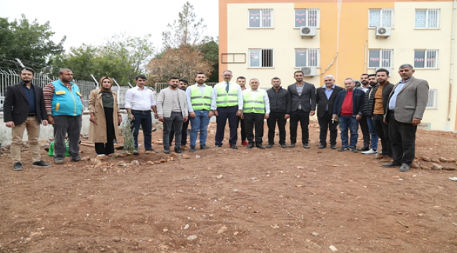 Eyyübiye'deki Okullarda Ağaçlandırma Seferberliği Başladı