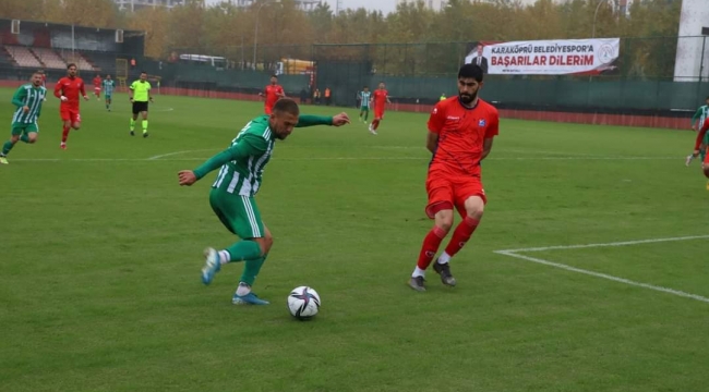 Karaköprü İstanbul'dan puanla döndü