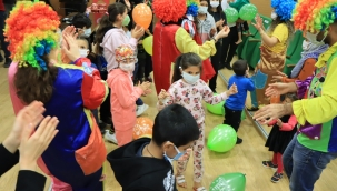 LÖSEMİ HAFTASINDA ÇOCUKLARIN YÜZÜ GÜLDÜ