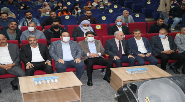 Prof. Dr. Nurullah Genç  Viranşehir'de  konferans gerçekleştirdi