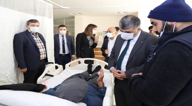 Sağlık Müdürü Gülüm Halfeti Devlet Hastanesini Ziyaret Etti