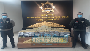 Şanlıurfa'da bir TIR'da 217 kilo eroin yakalandı