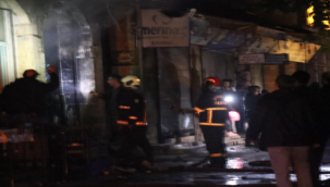 Şanlıurfa'da iş yeri yandı