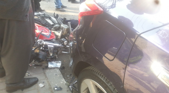 Şanlıurfa'da trafik kazası, 2 yaralı
