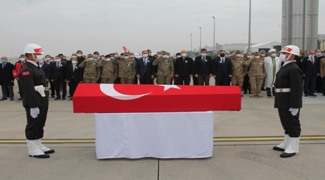 Şehit Binbaşı Yıldırım memleketine uğurlandı