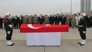 Şehit Binbaşı Yıldırım memleketine uğurlandı