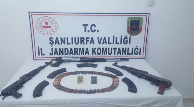 Suruç'ta  kaçak silah operasyonu
