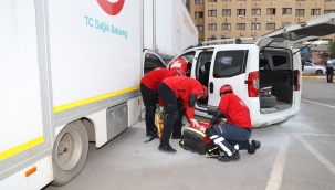 Urfa"da  hastane tatbikatı nefes kesti