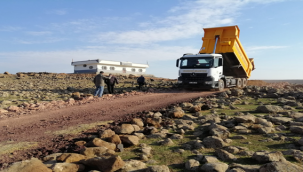 Viranşehir Belediyesi'nden Kırsal Mahallelerde Stabilize Yol Çalışması