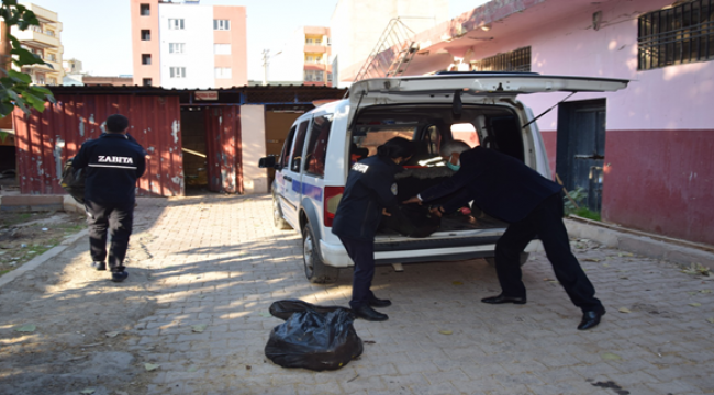Viranşehir'de El Konulan 100 Kilo Et Yakılarak İmha Edildi