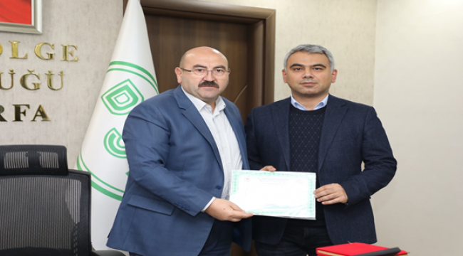 Afetlerde görev alan personel teşekkür belgesi verildi