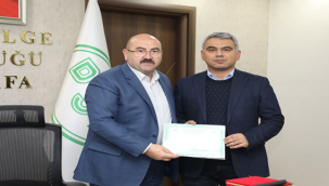 Afetlerde görev alan personel teşekkür belgesi verildi