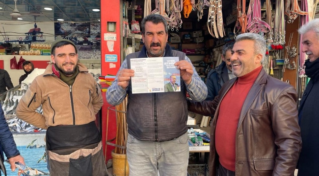 AK PARTİ TEŞKİLATLARI 50 BİN BROŞÜR DAĞITTI