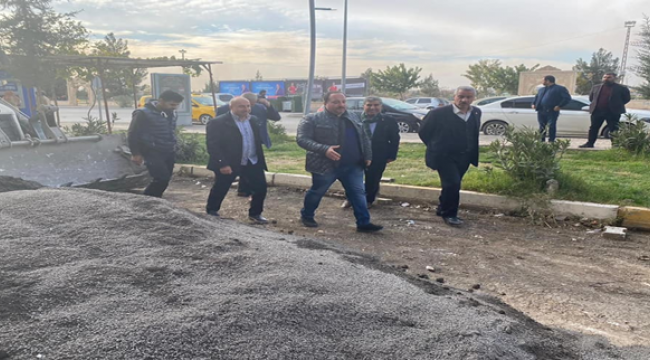 Başkan Ekinci Hafta Sonu Üst Yapı Çalışmalarını İnceledi 