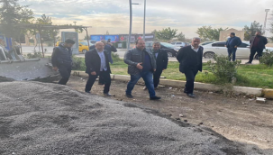 Başkan Ekinci Hafta Sonu Üst Yapı Çalışmalarını İnceledi 