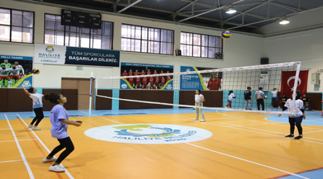 Haliliye Belediyesi gençleri sporla tanıştırıyor 