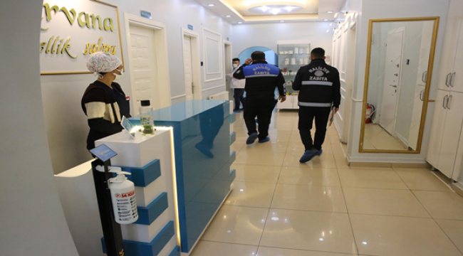 Haliliye'de Zabita Ekipleri Güzellik Merkezlerini Denetlendi 