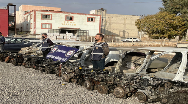 Şanlıurfa'da 2 milyonluk vurgun operasyonunda 5 tutuklama