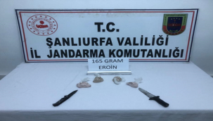 Şanlıurfa'da durdurulan otomobilde eroin maddesi ele geçirildi