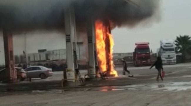 Şanlıurfa'da petrol yangını