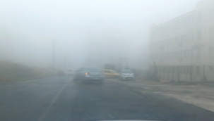 Şanlıurfa yoğun sis hakim oldu