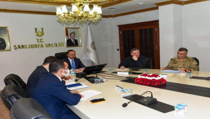 Sınır'da bulunan İl Valileri Suriye değerlendirme toplantısı yaptı