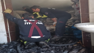 Urfa'da depo yangını