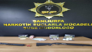 Urfa'da uyuşturucu satıcılarına operasyon