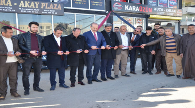 Akçakale'de BORA AKAY plaza açıldı  