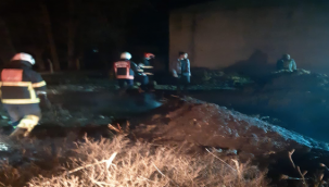 Akçakale'de çırçır fabrikasında yangın