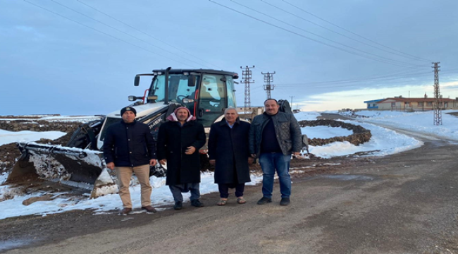 Başkan Ekinci Yol Açma Çalışmalarını İnceledi