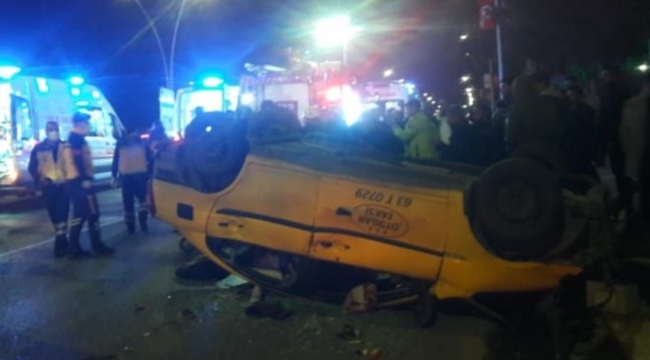 Haliliye'de feci kaza, 1 ölü, 4 yaralı