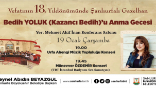 Kazancı Bedih Türkü Ve Gazellerle Yâd Edilecek