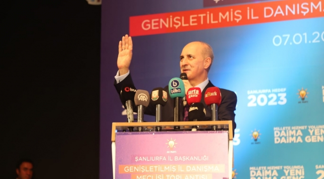 Kurtulmuş, Urfa'da il danışma meclisi toplantısına katıldı