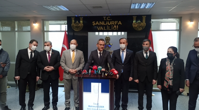 Milli Eğitim Bakanı Özer, Şanlıurfa'da