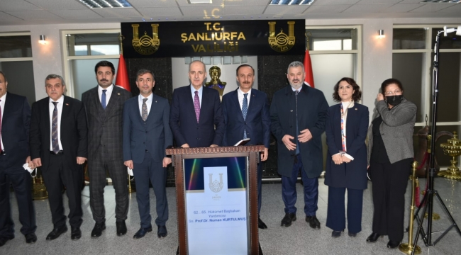 Numan Kurtulmuş'a Şanlıurfa'daki Projeler Tanıtıldı