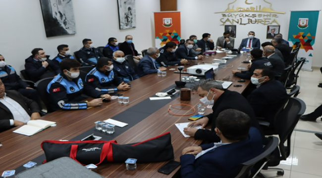 Şanlıurfa Büyükşehir Belediyesi Zabıta Koordinasyon Toplantısı Yapıldı
