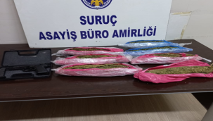 Şanlıurfa'da 2 kilo 805 gram Esrar Ele geçti