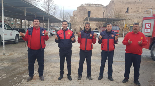 Şanlıurfa'da 'İtfaiyeci duası' ile mesaiye başlıyorlar