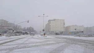 Şanlıurfa'da kar yağışı yeniden başladı