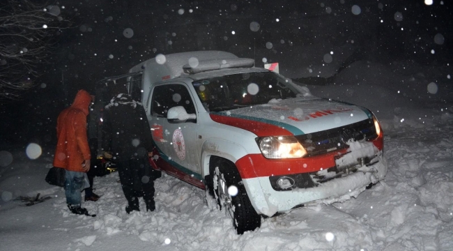 Şanlıurfa'da Sağlık Çalışanlarının zorlu kış mesaisi