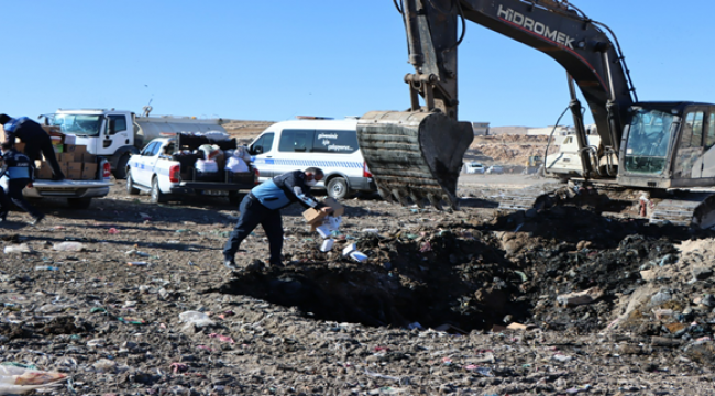 Şanlıurfa'da tonlarcası imha edildi